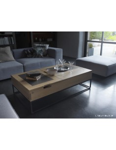 TABLE BASSE RELEVABLE...