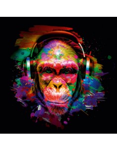 TABLEAU - CHIMPAZÉ POP ART... 2