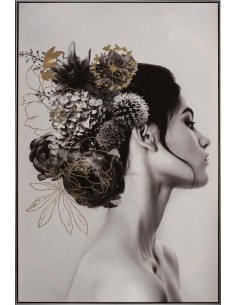 TABLEAU - DAME AUX CHEVEUX... 2